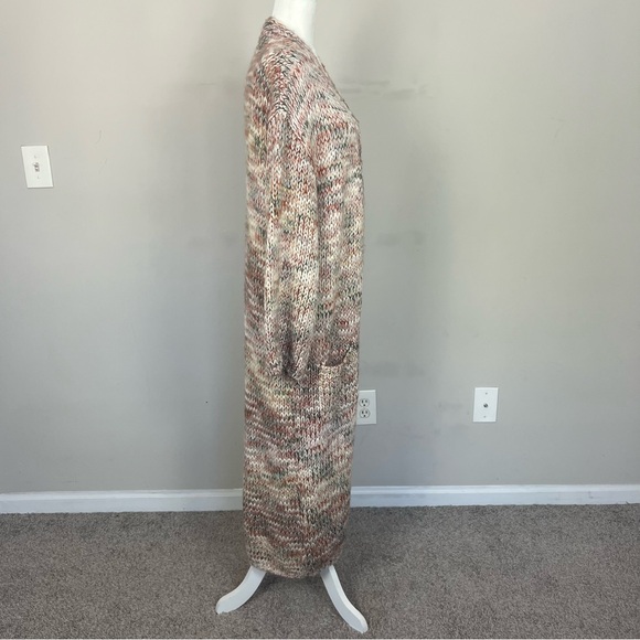 NWT BY ANTHROPOLOGIE SHINE KNIT OPEN FRONT LONG DUSTER CARDIGAN SWEATER ONE SIZE - Picture 11 of 16
